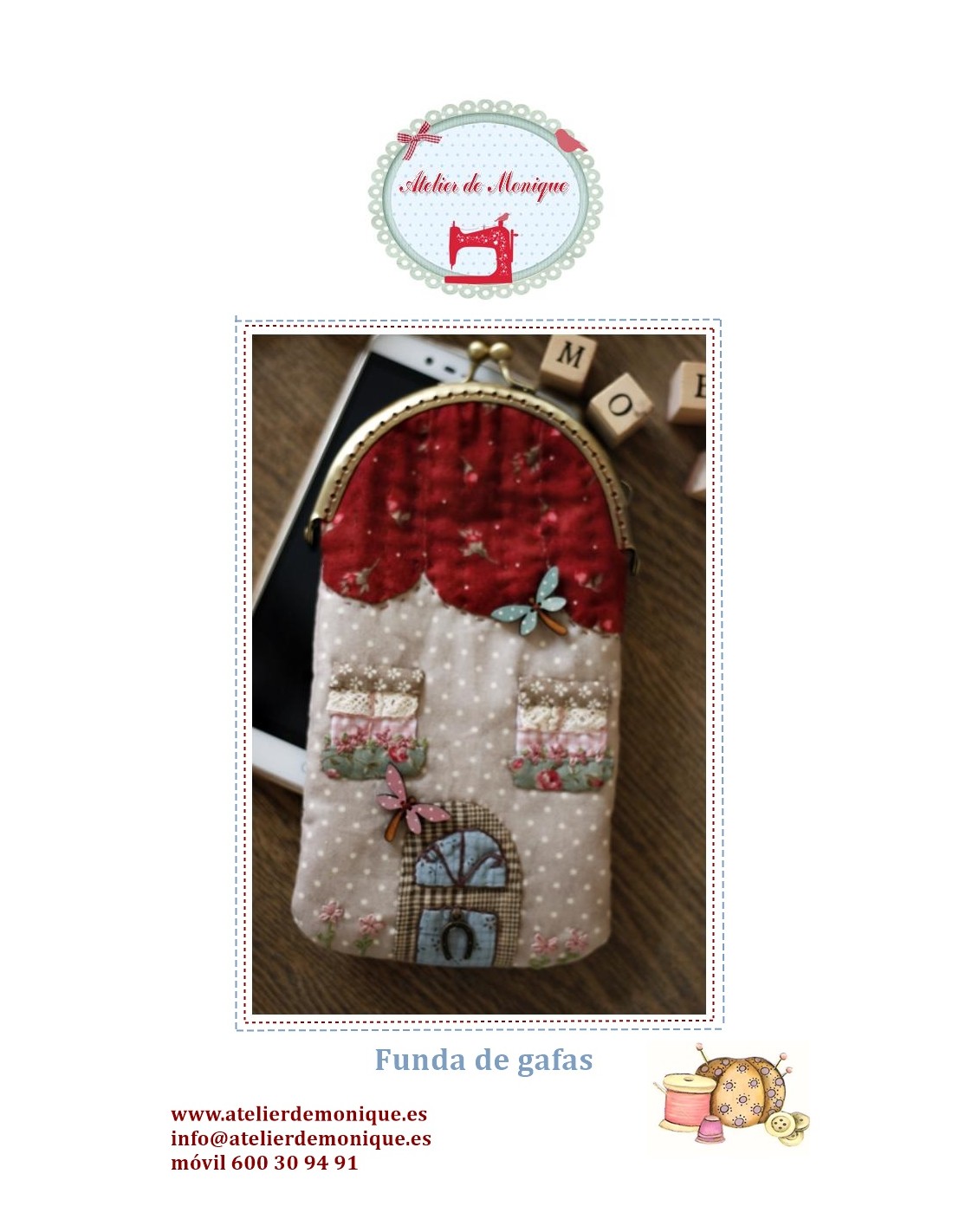 Comprar Funda de Gafas de Patchwork hecha a mano